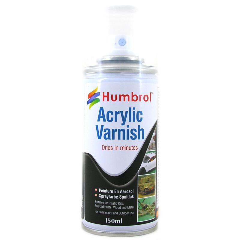GLOSS ACRYLIC VARNISH SPRAY - Humbrol 150ml Aerosol #6035 - NEW