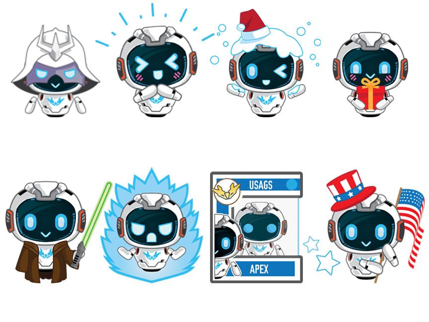 Apex Collecting Acrylic Key Chain