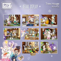 LOZ Architecture Mini Blocks 1065 Elf Tree House