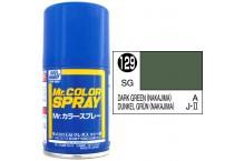 MR COLOR SPRAY 100ML DARK GREEN SEMI-GLOSS # 129