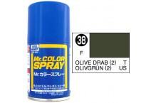 S38 Mr Color Spray Olive Drab 2 (Flat/Tank) – USA Gundam Store