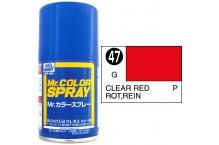 S47 Mr. Color Spray Clear Red Gloss (100ml)