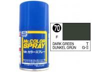 MR COLOR SPRAY 100ML DARK GREEN FLAT # 070
