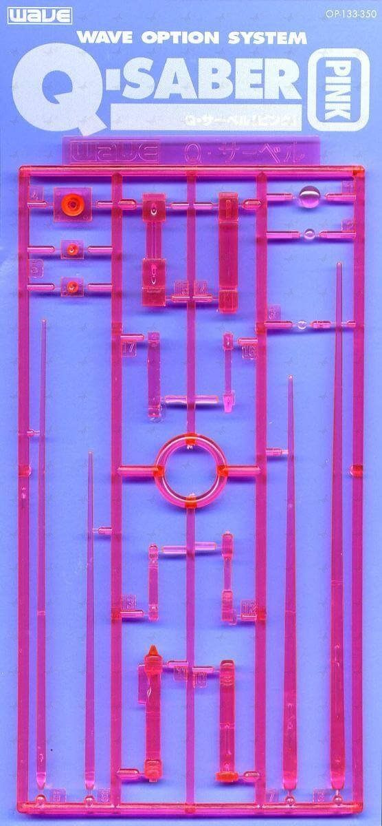 Wave Q SABER T-PINK - Model Mecha Sabre Enhancement with Extra Lens Enhancement