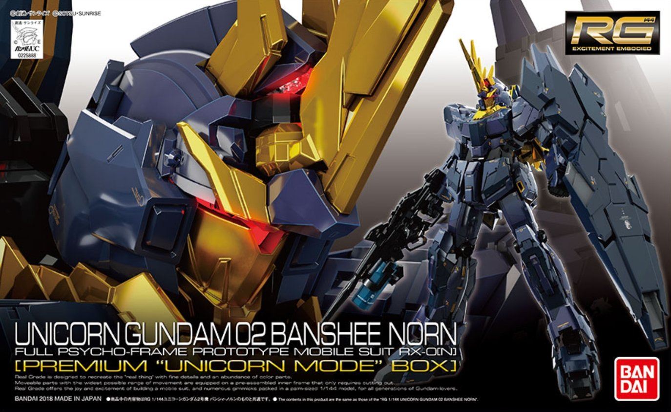 RG 27 SP 1/144 Banshee Norn [Premium Unicorn Mode Box]