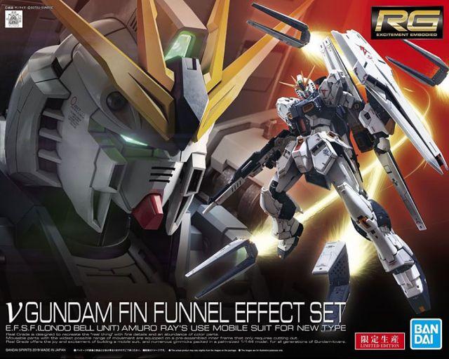 Νu Gundam Fin Funnel Effect Set "Char's Counterattack", Bandai Spirits RG 1/144