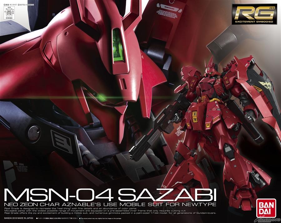RG 1/144 #29 MSN-04 Sazabi