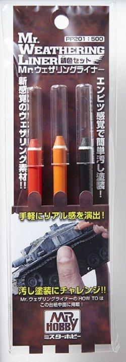 PP201 Mr. Weathering Liner Rust Color Set