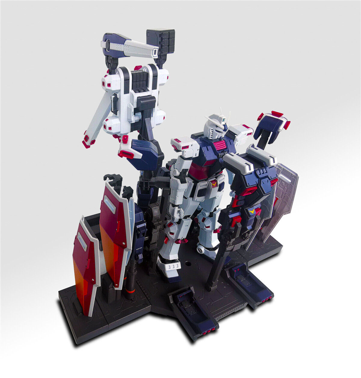 Effects Wings EWMG009 Hangar Base for MG Gundam FA Ver.Ka  (Thunderbolt Ver.)