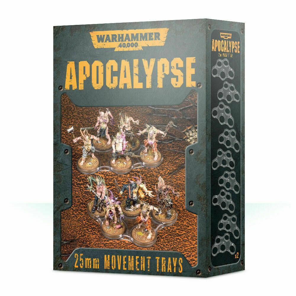 Warhammer 40k: Apocalypse 25mm Movement Trays