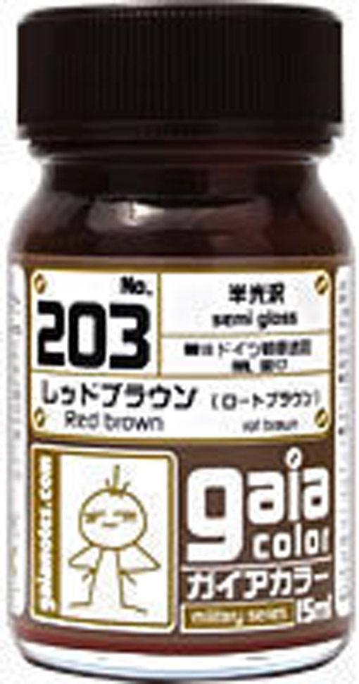 Gaia Military Color 203 Red Brown 15ML