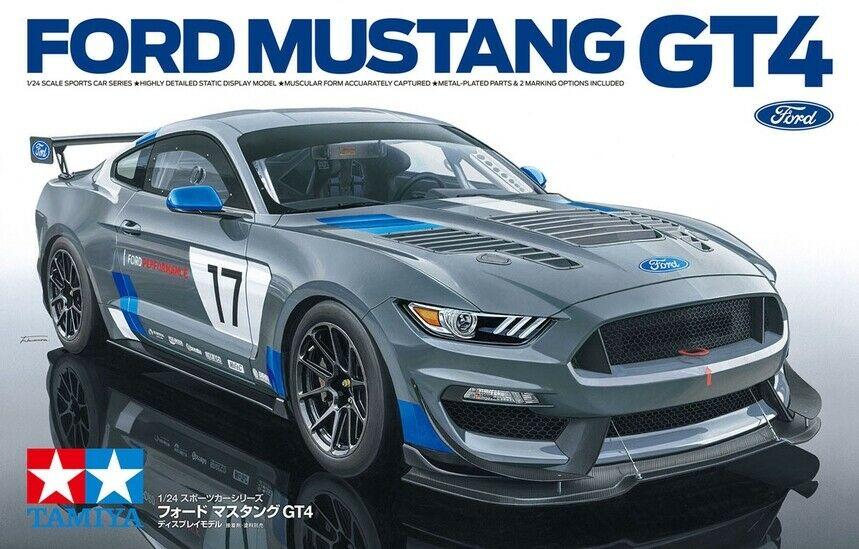 Tamiya Ford Mustang GT4 1:24 scale car model kit new 24354