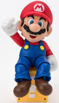 S.H.Figuarts Mario New Package Ver. Super Mario Brothers Action Figure Bandai