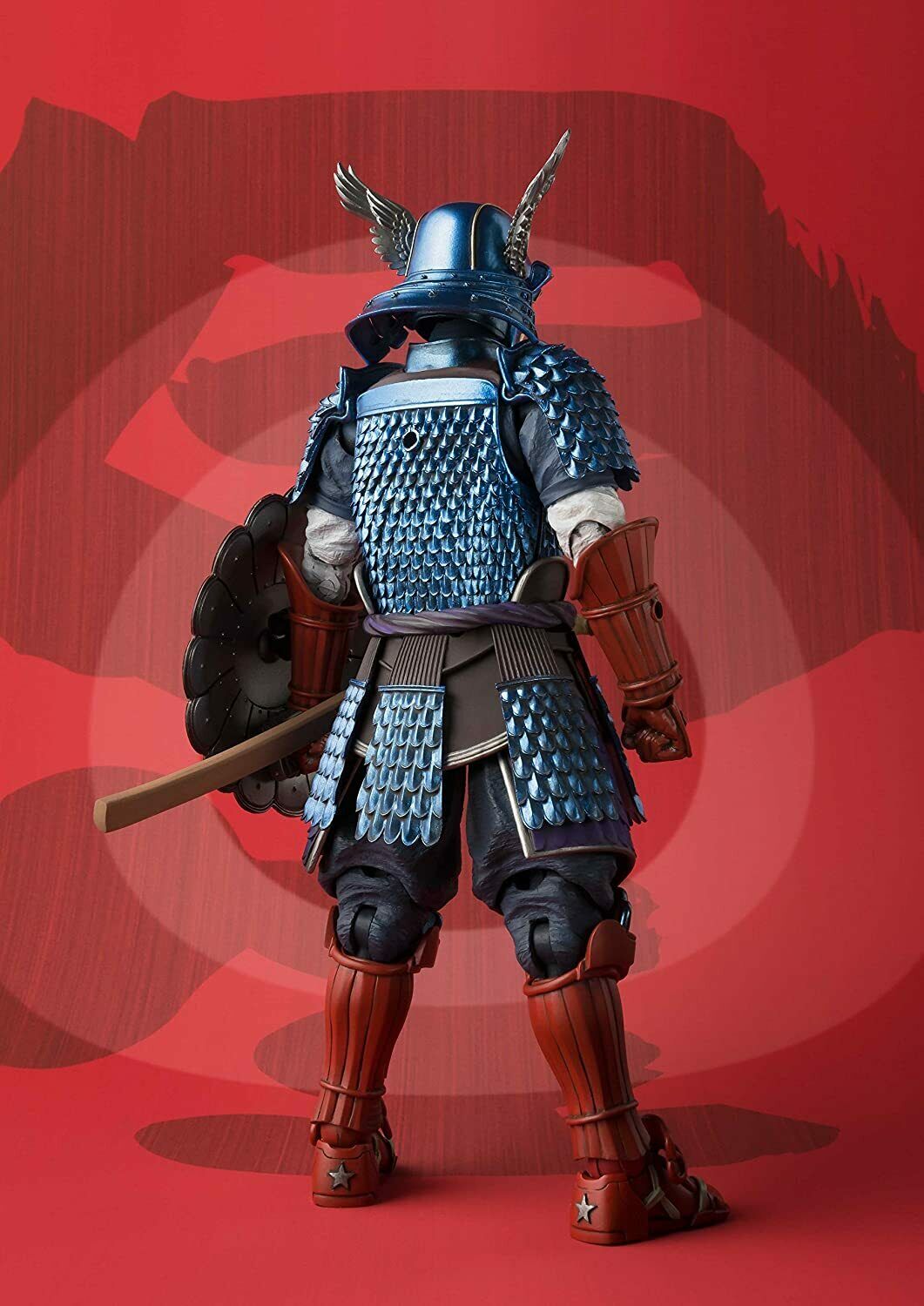 Tamashii Nations Meisho Manga Realization Samurai Captain America Action Figure
