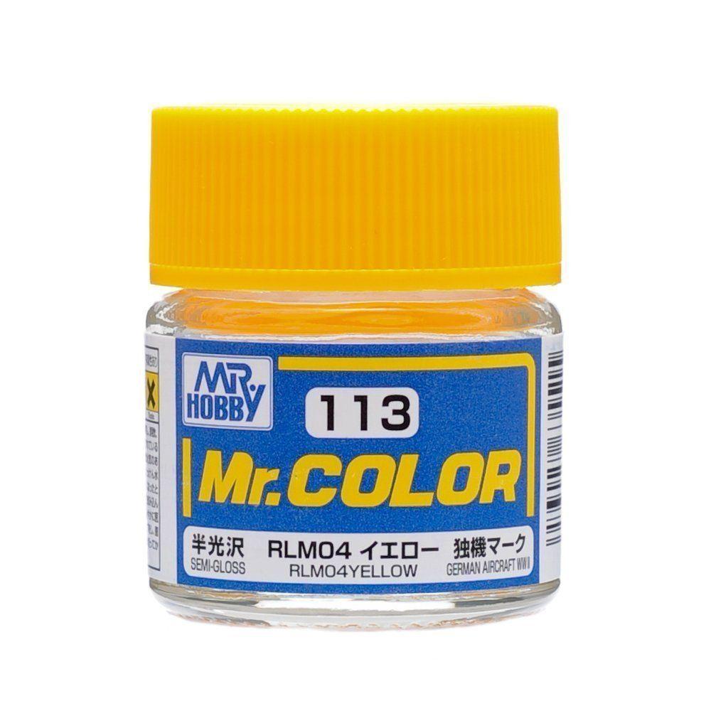 C113 Semi Gloss RLM04 Yellow (10ml)