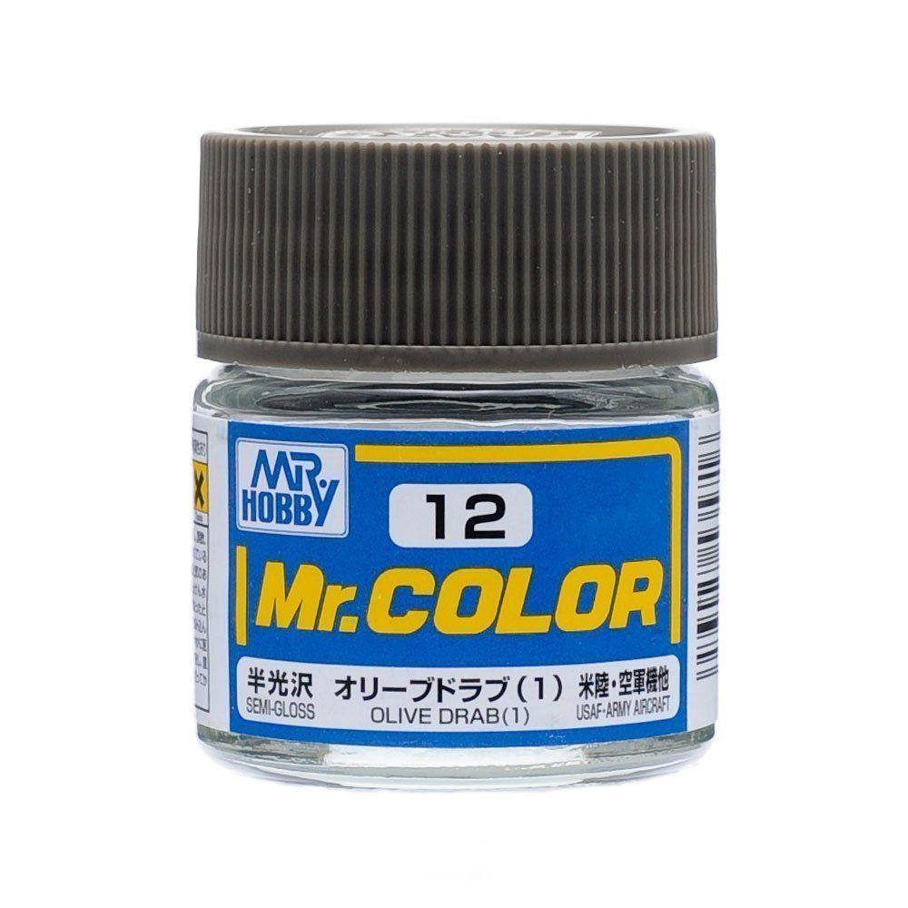 C12 Semi-Gloss Olive Drab 10ml