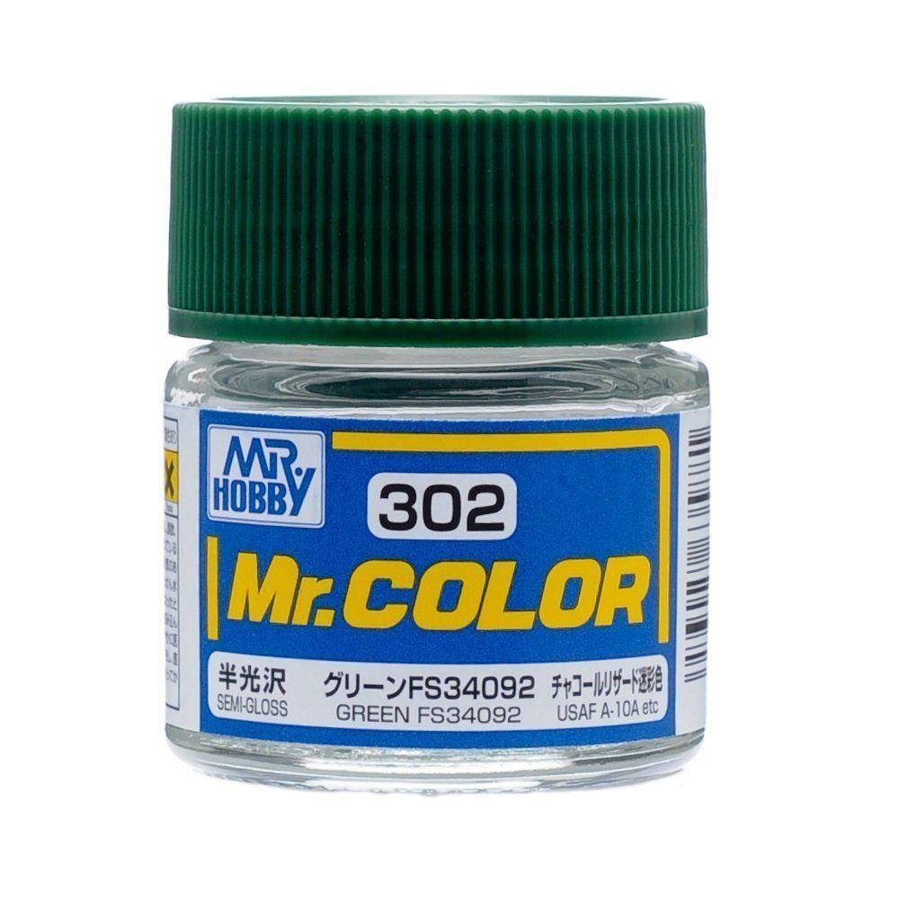 Mr. Color C302 Green FS34092 (Semi-Gloss/Aircraft