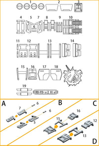 D.U.A Details Upgrade Accessories GP-009 MG RX-93-v2