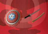 Tamashii Nations Meisho Manga Realization Samurai Captain America Action Figure