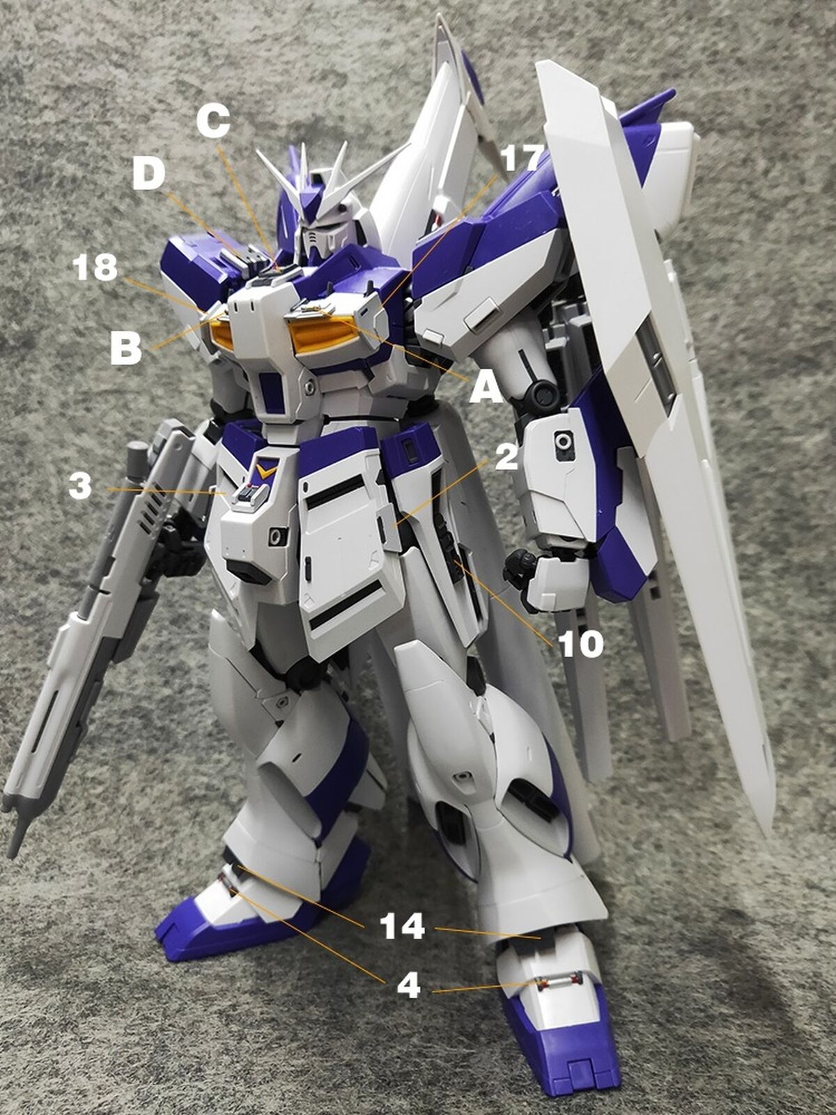 D.U.A Details Upgrade Accessories GP-009 MG RX-93-v2