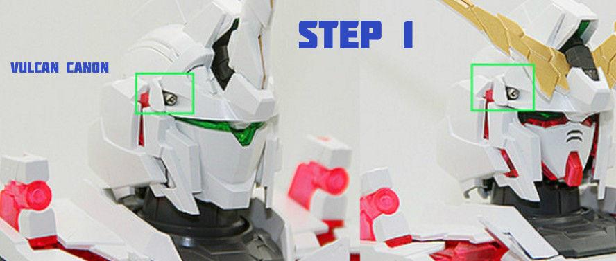 Metal Detail-Up Parts Set RED For Bandai PG 1/60 Unicorn Gundam