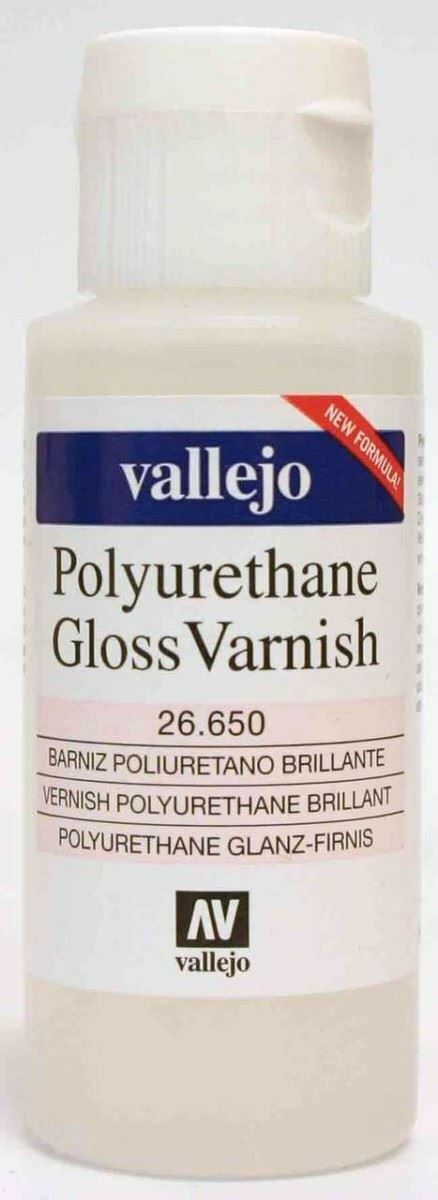 Vallejo Polyurethane Varnish - Gloss - 60ml bottle