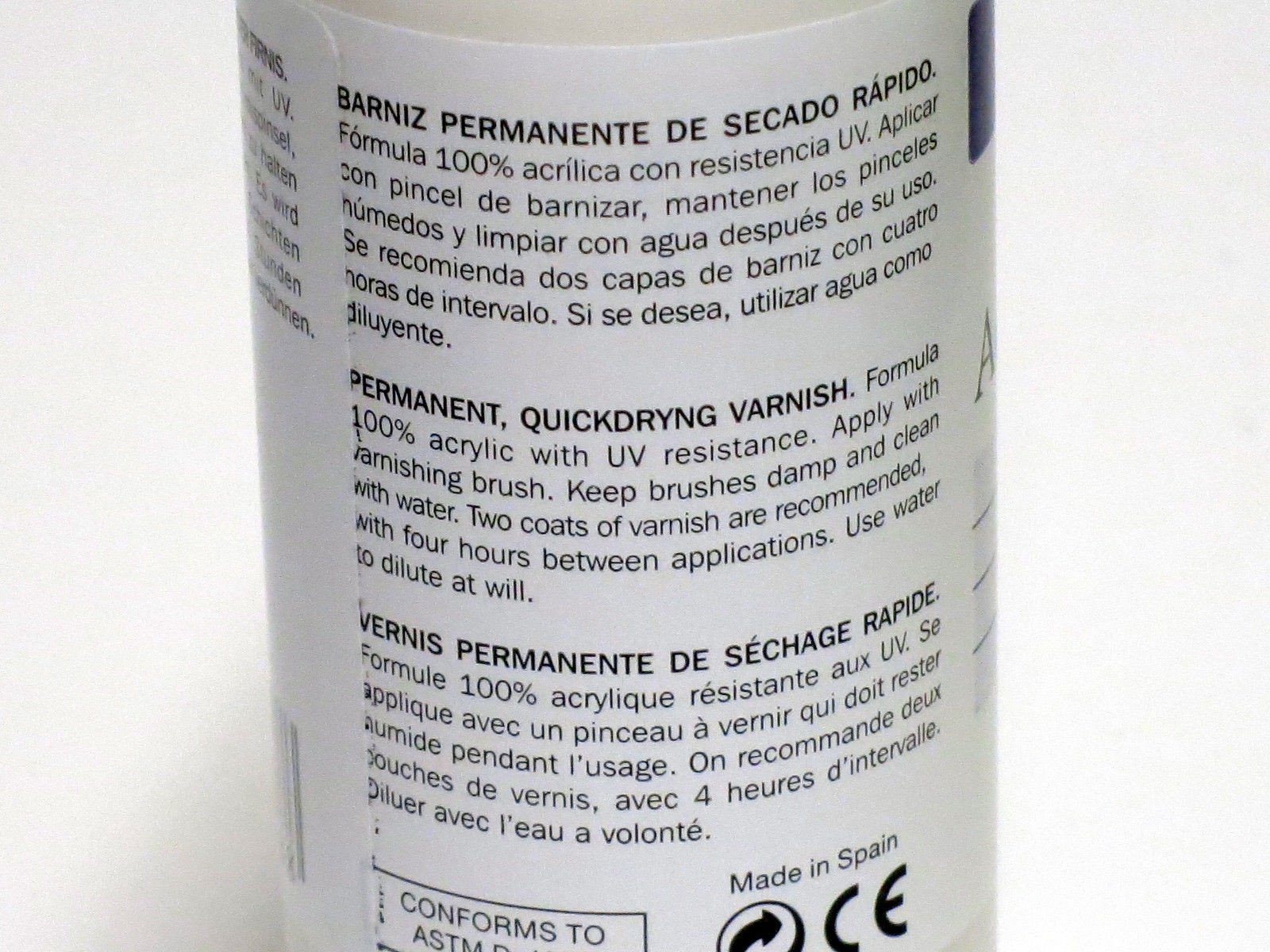 Vallejo MATT Acrylic Varnish 2oz / 60ml 26.518 26518 UV Restistant Clear Coat