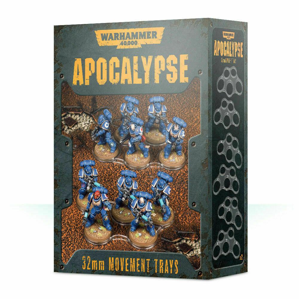 Warhammer 40k: Apocalypse 32mm Movement Trays - Brand New!