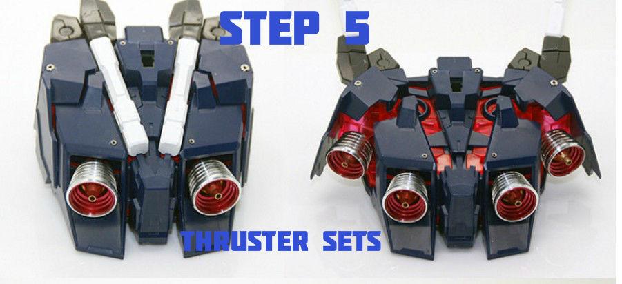 Metal Detail-Up Parts Set GOLD For Bandai PG 1/60 Unicorn Gundam