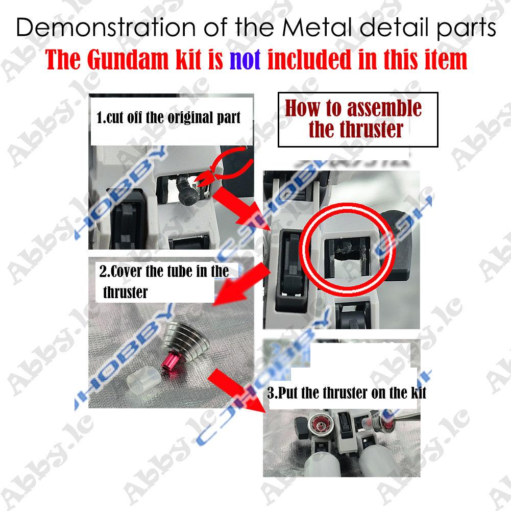 Metal Details Part Set MG 1/100 Hi-v Hi nu ver ka Gundam Kit (Silver)