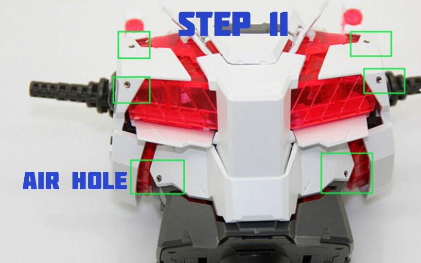 Metal Detail-Up Parts Set RED For Bandai PG 1/60 Unicorn Gundam