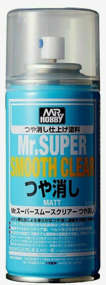 B530 Mr. Super Smooth Clear Flat Spray Can
