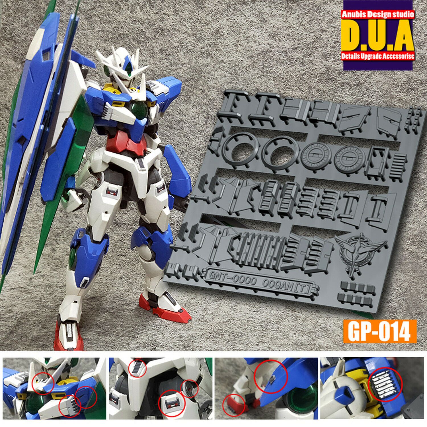 D.U.A Details Upgrade Accessories GP-014 MG Qan[t]