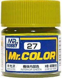 C27 Semi-Gloss Interior Green 10ml