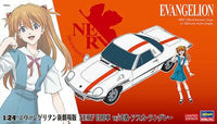 Rebuild of Evangelion NERV Official Business Coupe w/ Shikinami Asuka Langley 1/24 Scale Model Kit
