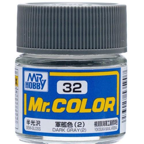 C32 Semi-Gloss Dark Gray (2) 10ml