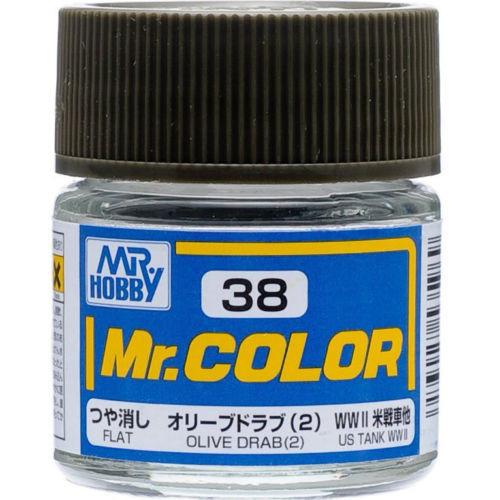 C38 Flat Olive Drab (2) 10ml