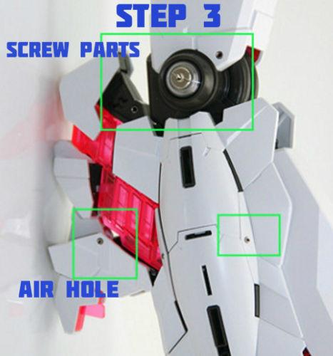 Metal Detail-Up Parts Set RED For Bandai PG 1/60 Unicorn Gundam