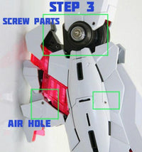Metal Detail-Up Parts Set GOLD For Bandai PG 1/60 Unicorn Gundam