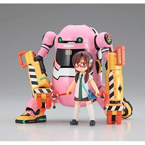 Hasegawa 1/20 Mechatro WeGo Eva Collaboration Series Vol.3 Unit-08 (Power Arm) + Mari Makinami Illustrious