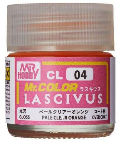 CL04 Gloss Pale Clear Orange 10ml