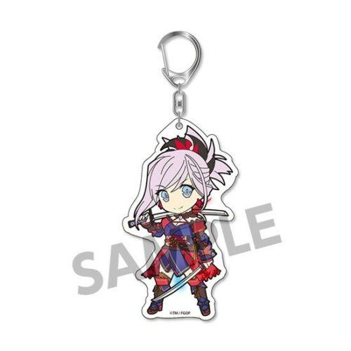Fate Grand Order Pikuriru Saber Musashi Miyamoto Acrylic Mascot Key Chain V.5