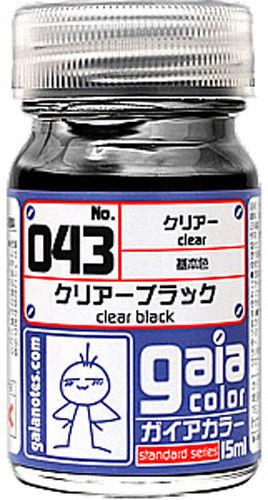 Gaia Clear Color 043 Clear Black 15ML