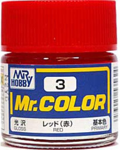 C3 Mr. Color Red (Gloss/Primary) 10ml
