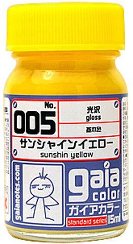 Gaia Basic Color 005 Gloss Sunshine Yellow 15ML