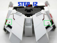 Metal Detail-Up Parts Set RED For Bandai PG 1/60 Unicorn Gundam