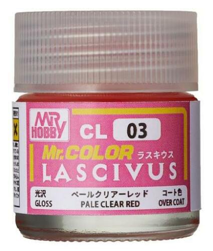 CL03 Gloss Pale Clear Red 10ml
