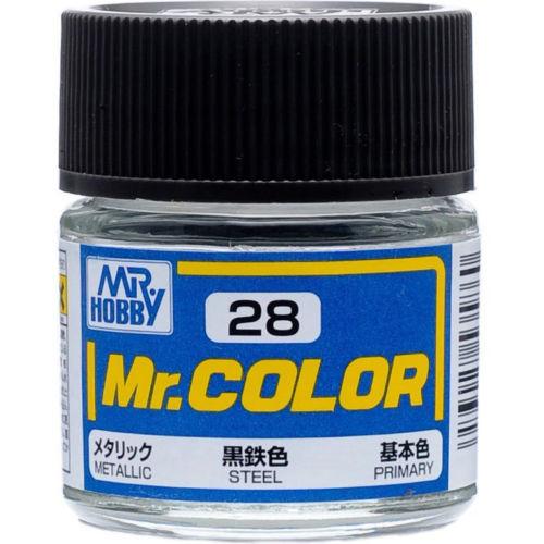 C28 Mr. Color Steel (Metallic/Primary)