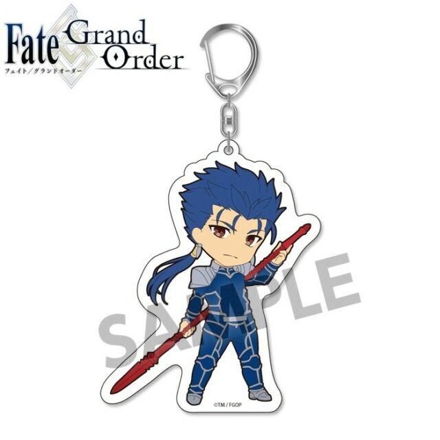 Pic-Lil! Pikuriru Fate/Grand Order Trading Acrylic Keychain 2 Lancer Cu Chulainn