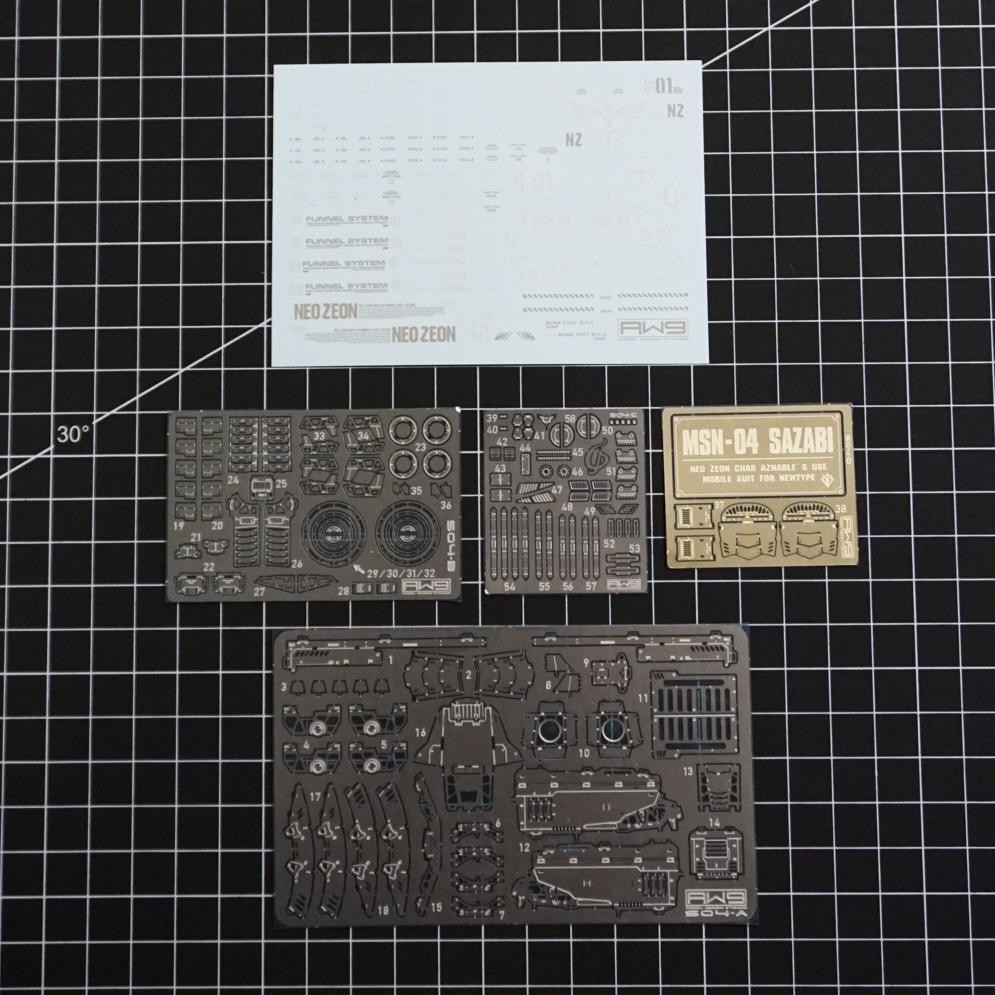 Photo Etch S04 RG Sazabi